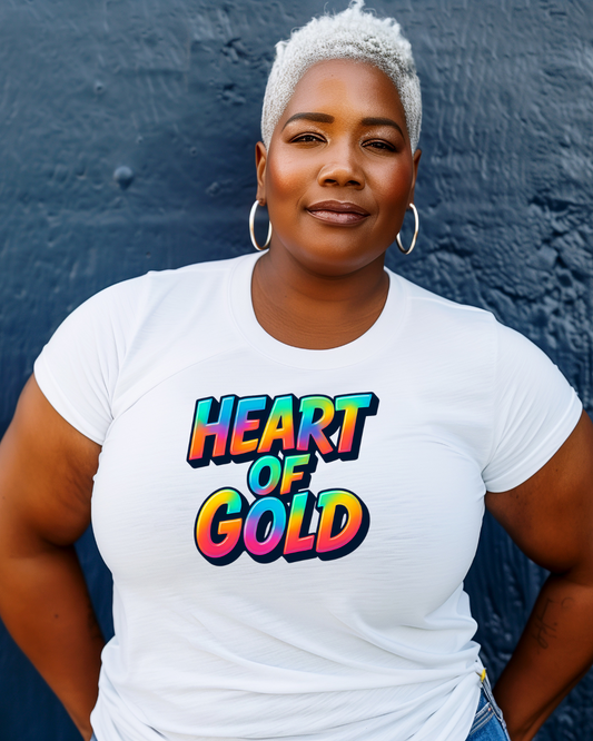 Short Sleeve T Shirt Heart of Gold