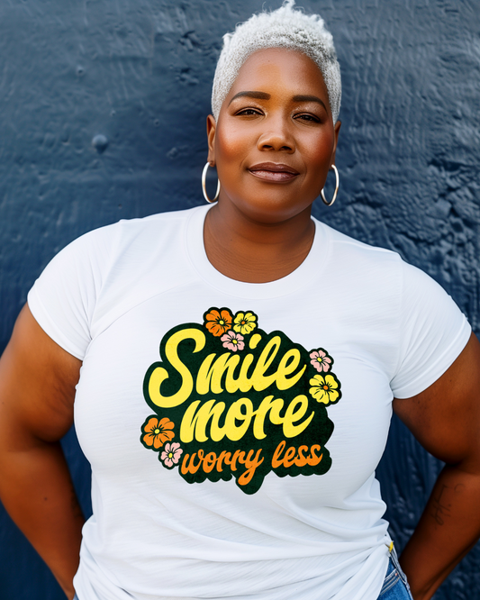 Short Sleeve T Shirt Smile More